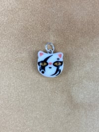Image 4 of Tiny Kitty Charms - Platinum Lustre