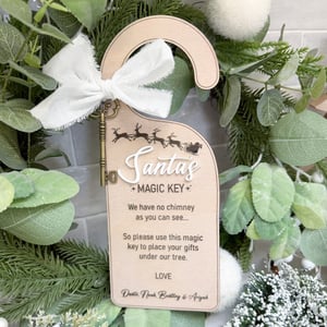 Image of Santa's Magic Key Door Hanger