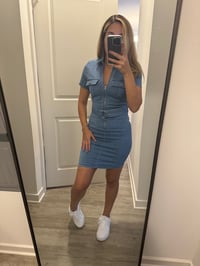 Image 1 of Denim Dress