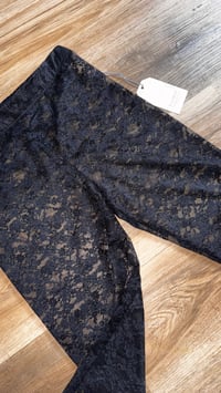 Image 3 of Lace Capri Legging 
