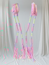 Image 2 of Pink & Green TzitTzits 