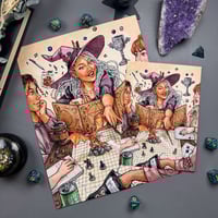 Image 3 of DnD Witch Signed Watercolor Print