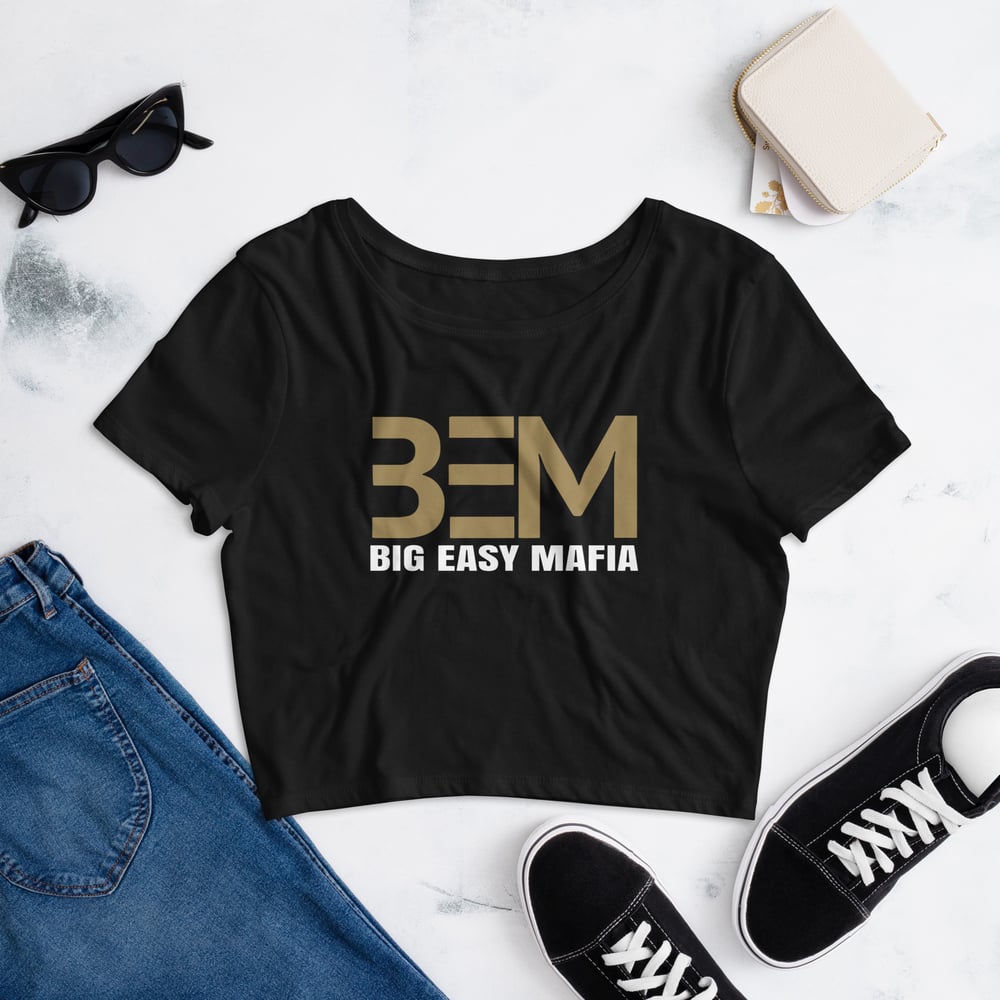 Image of BEM Big Easy Mafia Women’s Crop Tee