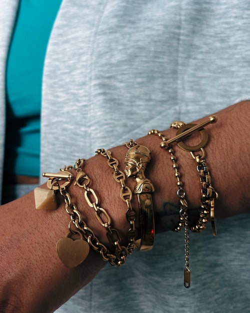 Image of PILAR • Gold Stacking Bracelet