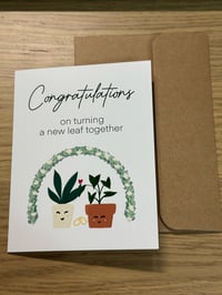 Image 2 of Congratulations On Turning A New Leaf - Greeting Card