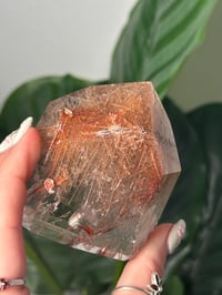 Image 4 of HIGH QUALITY RAINBOW RUTILE IN QUARTZ TOWER -BRAZIL-