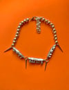 Chrome Chomper Choker Necklace