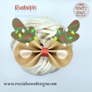 Image of Festive Faux Leather Bows
