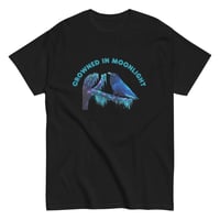 Image 3 of Crowned in Moonlight Raven Shirt – Mystical Moon Crow Unisex T-Shirt | Gothic Nature Art Tee