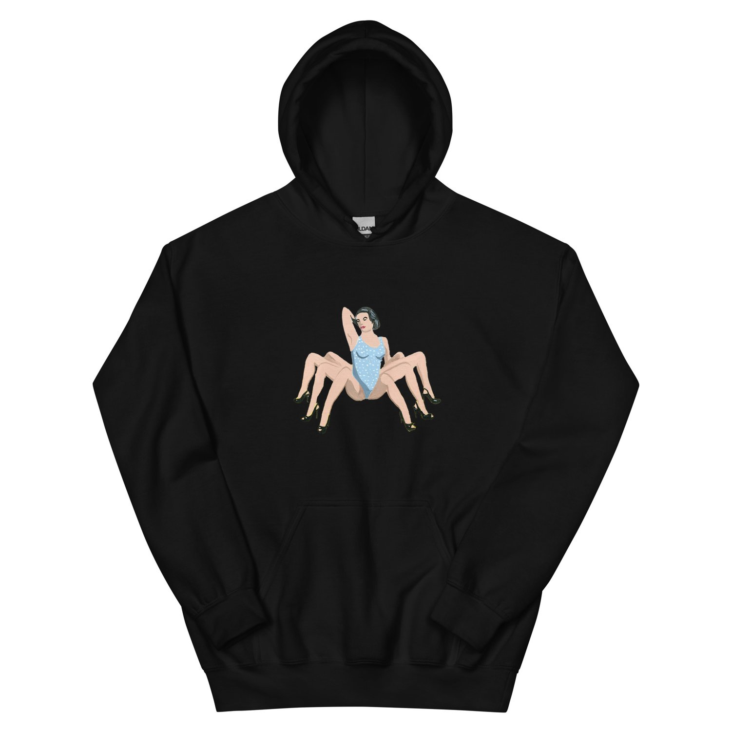 Image of EIGHT LEGGED WOMAN HOODIE