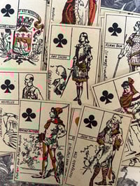 Image 11 of Ancien Jeu de 32 cartes de divination, David, 1892! Complet! 