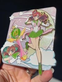 Image 1 of Super Sailor Form Jupiter enamel pin 
