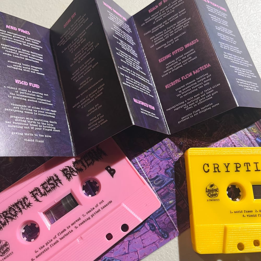 CRYPTIC BROOD – “Necrotic Flesh Bacteria” cassette