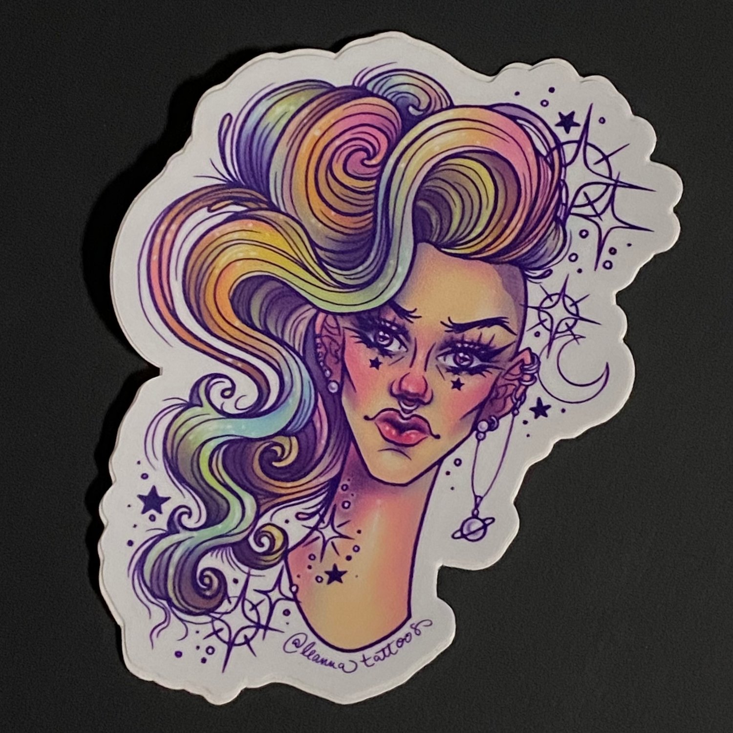 Image of Rainbow Girl Sticker