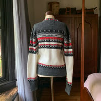 Image 4 of Orlon Campus Fair Isle Sweater Medium