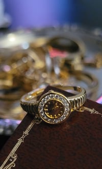 Image 1 of Eternal | Diamond Gold Watch Ring