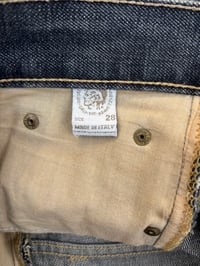 Image 8 of Diesel Dark Wash Denim with Big Logo - Size 28