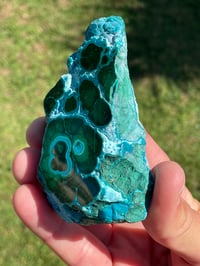 Image 5 of Malachite And Chrysocolla Polished Face #1938