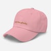 Soli Deo gloria / Pink Hat / unstructured low-profile