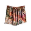 XL Cotton Pocket Shorts in Autumn Watercolor Ice