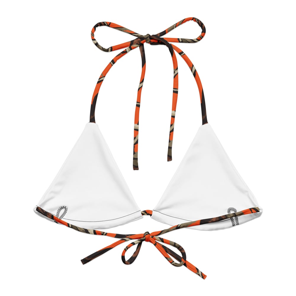 Hi-vis string bikini top