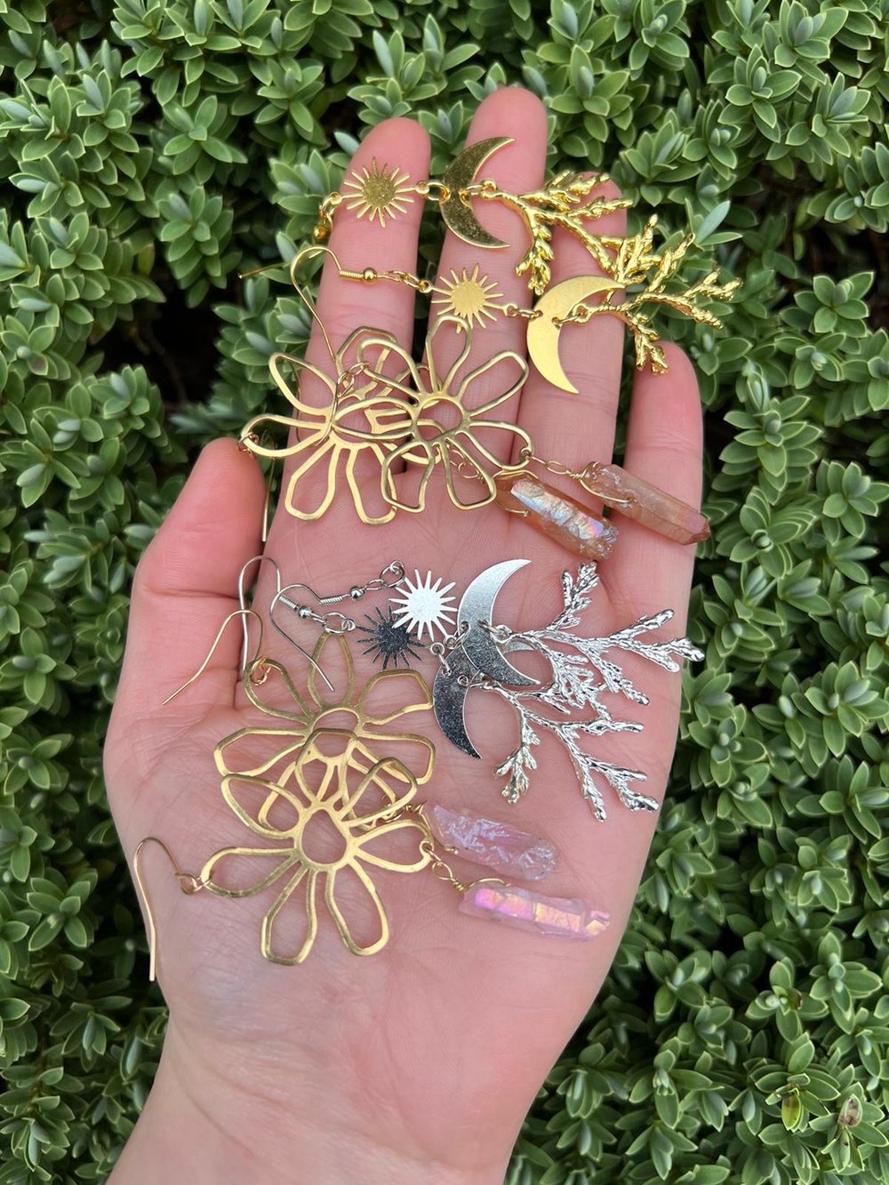 nature inspired earrings!