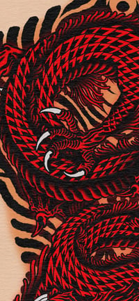 Image 5 of BLOOD DRAGÓN FINE ART PRINT A3+