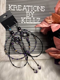 Image 3 of Radiant Purple Lage Hoop