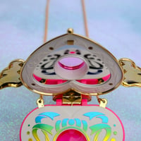 Image 11 of Sailor Moon SuperS Crisis Moon Compact Toy (Bandai 1995)