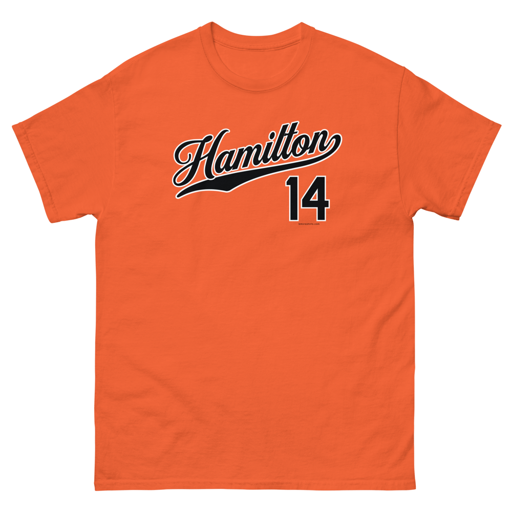 Image of Hamilton Baltimore T-Shirt 21214 Mens (Orange)