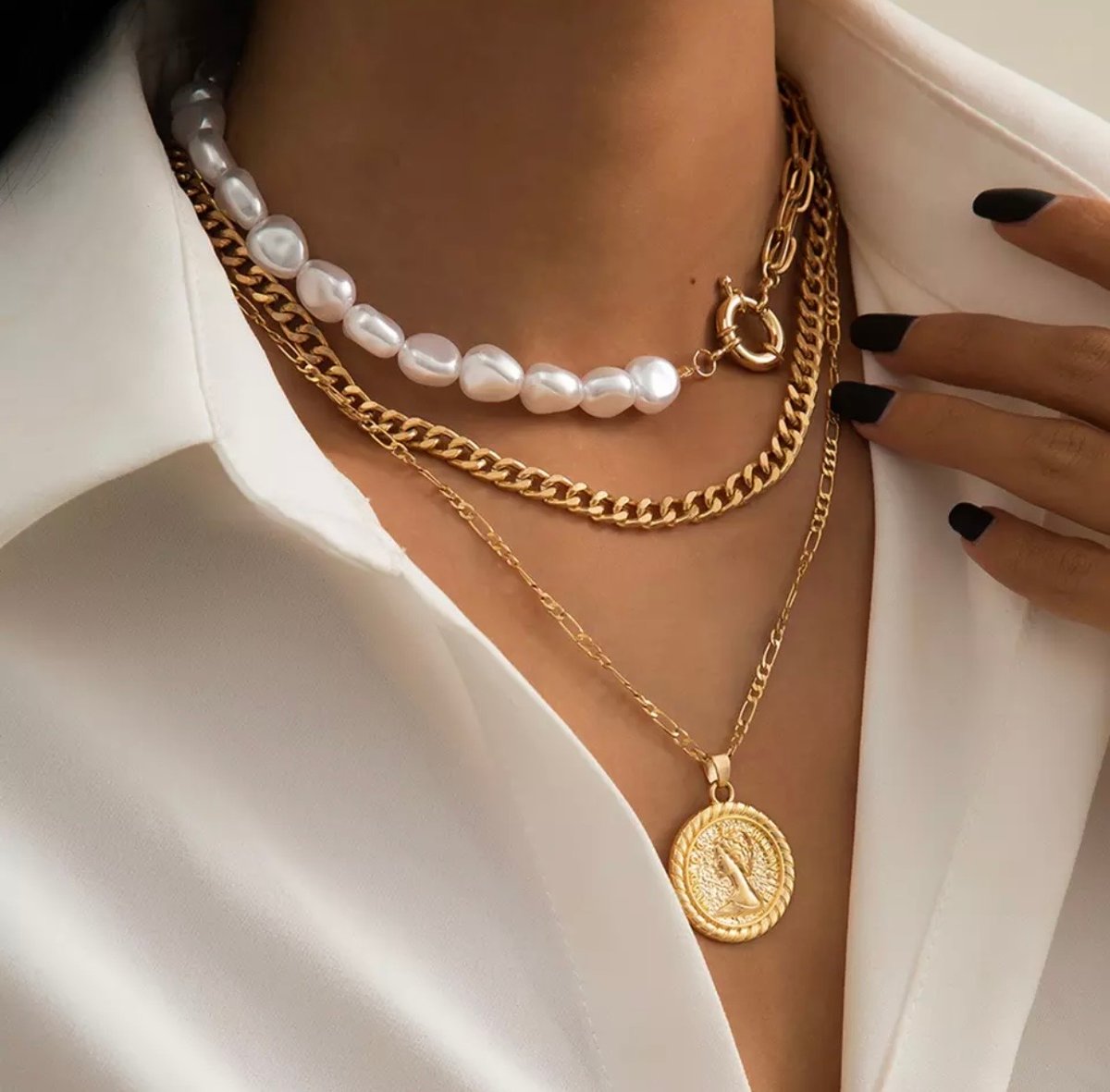 Image of SALTWATER: The Josie Multi Necklace 