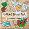 U-Pick-3 Wizarding Sticker Pack