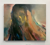 Image 2 of Painting / maleri / "Et øjeblik I" / 60x70 cm