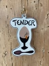 “Tender” key chain