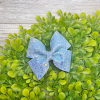 Glitter Flouncy | 3.5" | Frozen Blue