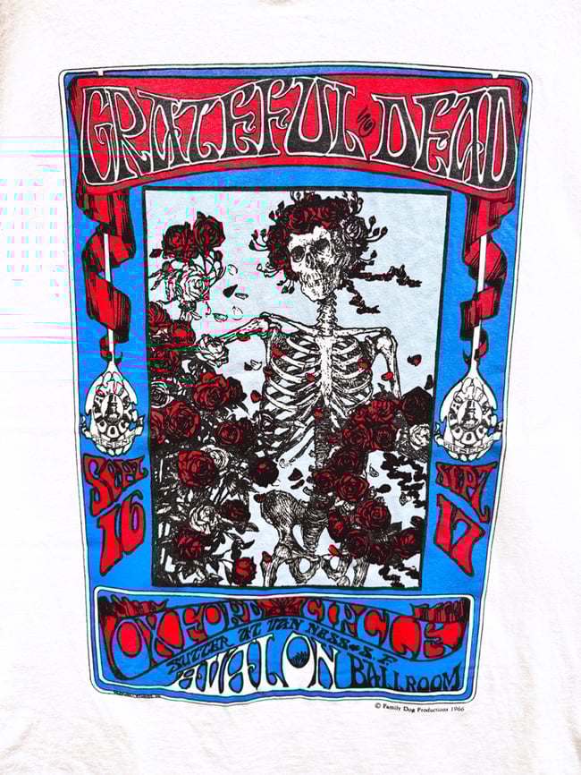 90s Family Dog Avalon Ballroom Dead T-Shirt - Size L