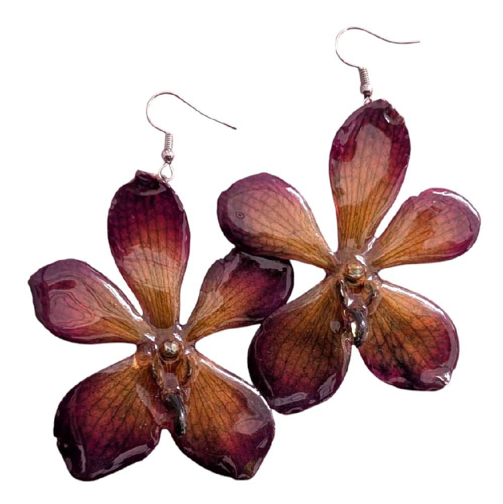 Image of Mokara Orchid Earrings