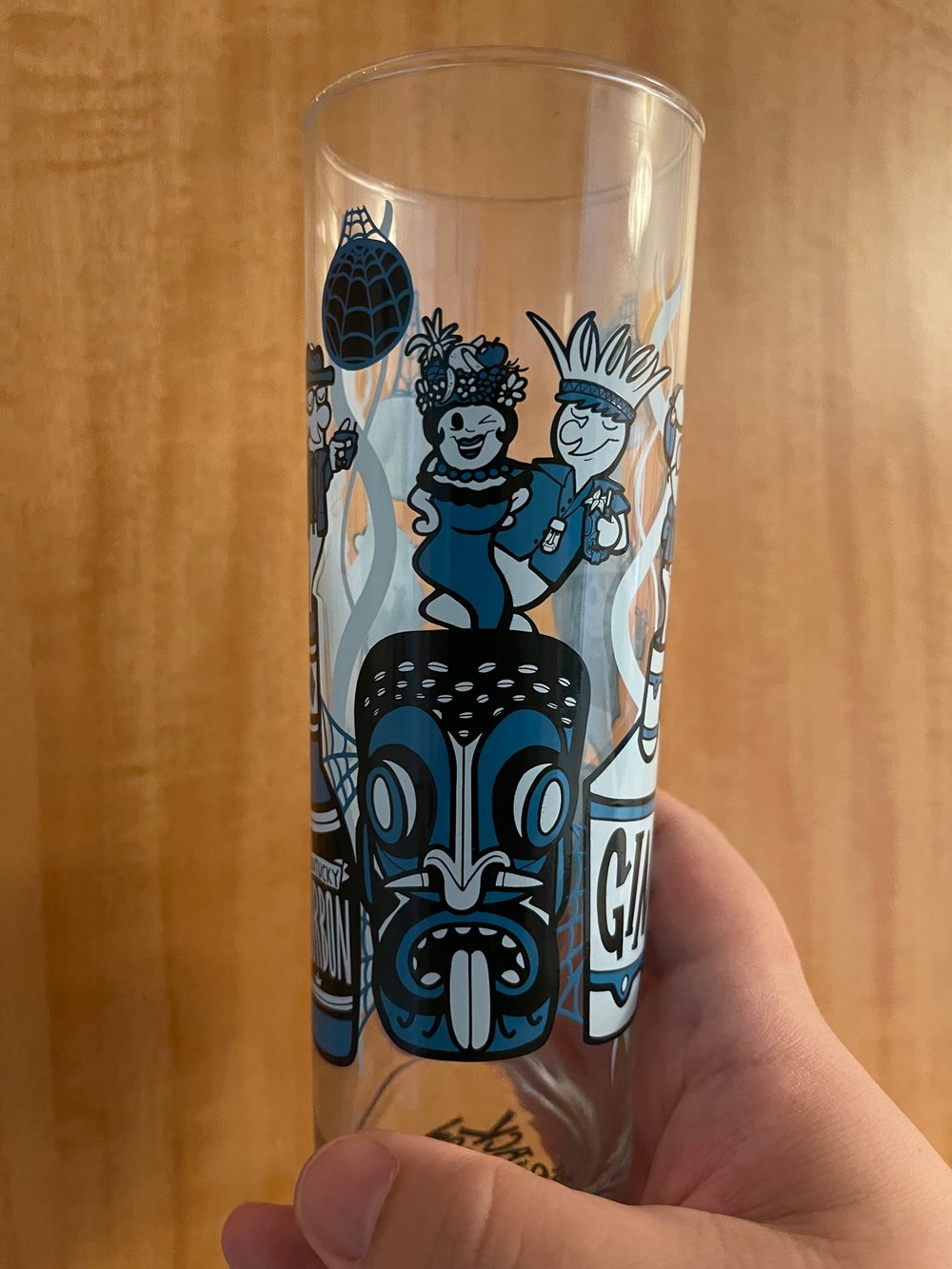 SPIRITED SPIRITS 13.5 oz Zombie Cocktail Glass