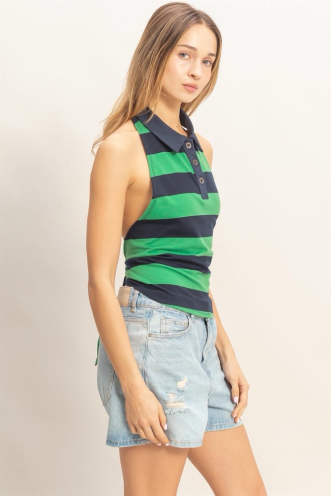 Image of The Uptown Stripe Halter