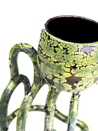 Image 5 of Corroded Green Arched Planter