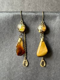 Image 2 of Glowing dangles with tigereye