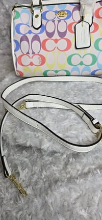 Image 2 of White Cch Crossbody w/ hat