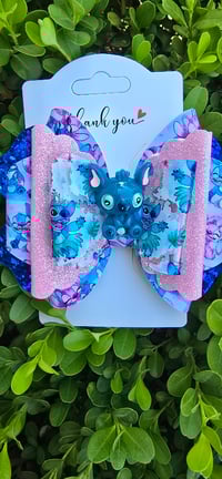 Image 2 of stitch bow 5 Inch 