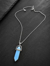 Image 2 of Opalite Point Pendant Necklace 