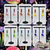 Image 1 of Rainbow Gnome Earrings 