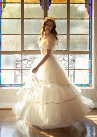 Image 2 of 1950s Emma Domb Goddess Gown