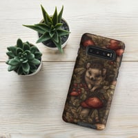 Image 3 of Boho Nature Cottagecore Inspired Hedgehogs Among Mushrooms Tough case for Samsung®