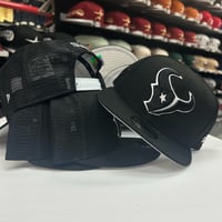Image 3 of New Era 9Fifty Black White Trucker 