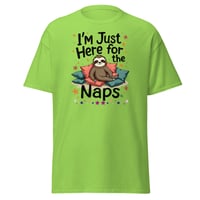 Image 1 of Sloth Just Here For The Naps T-shirt Design