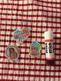 Image 2 of Some punks shiny sticker 